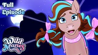 Spooky Story Gets Too Real! | Wild Sleepover  Full Episode  Wild Manes | Ep. 4 Cartoon for Kids