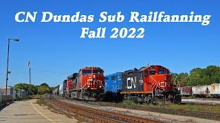 CN Dundas Sub Railfanning Fall 2022