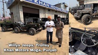 Willy's Jeep | Trolley | 20" Wheels | Monster , Mini Monster | Khan Motors Moga