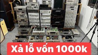 Xả Giá 1000K Amply Nhật Bãi | Onkyo Giải Mã | Sansui | Pioneer 7600ii | Denon 390iv | Loa Bãi