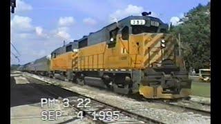 Excursion train on the TSBY & Ann Arbor -  September 4 1995