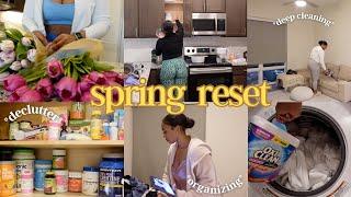 EXTREME SPRING CLEANING | RESET WITH ME + DEEP CLEANING + ORGANIZING + DECLUTTER + REFRESH & MORE