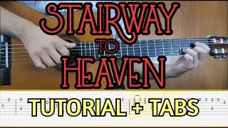 Stairway To Heaven  (Acoustic cover) Fingerstyle | Guitar TABS Tutorial |