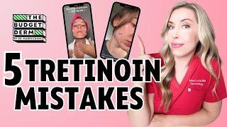 5 Tretinoin Mistakes That are Ruining Your Results! | Skincare Tips by The Budget Derm