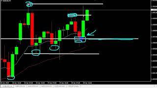 Trading Forex Market - 25/01/2023