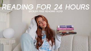 READING FOR 24 HOURS STRAIGHT (spoiler free reading vlog)