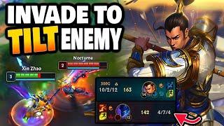 The strongest part of Invading is the Enemy Jungle TILTing | Xin Zhao 14.18