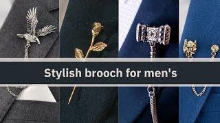 Stylish Brooch for Men's|trendy men's brooches pin|beautiful brooch for blazer 2022|mens fashion