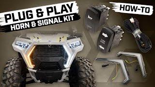 How To Install a Tusk Plug and Play UTV Signal & Horn Kit on a Polaris RZR