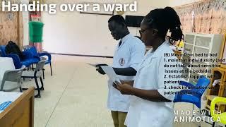 handing over a ward task @nursingart247