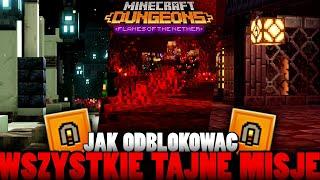 Jak odblokować TAJNE MISJE z Flames of the Nether DLC? [Minecraft Dungeons]