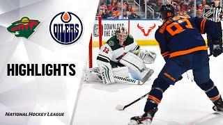 NHL Highlights | Wild @ Oilers 2/21/20