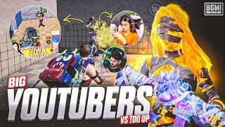 BIG YOUTUBERS VS TOUOP] | BGMI CONQUEROR LOBBY’S CLUTCHS 