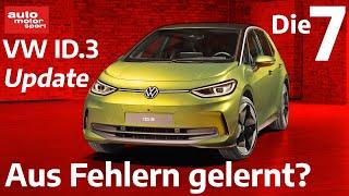 Aus Fehlern gelernt? 7 spannende Fakten zum VW ID.3 Update| auto motor und sport