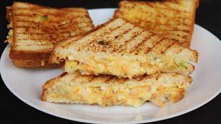 Egg Mayo Grilled Sandwich Recipe|Super Easy Super Tasty Sand Wich|How to Make SandWich