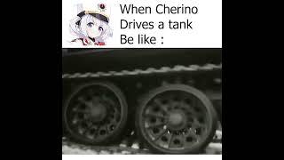 When Cherino drives a tank be like : Blue Archive