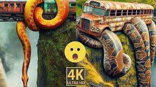 Mind-Blowing AI Jungle Snakes!  | Amazon Nature Discovery | 4K Shorts Compilation #trending