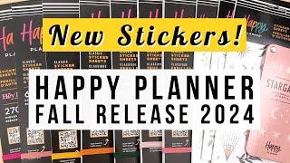 Fall 2024 Happy Planner Release! NEW Sticker Book Flip Throughs! 