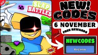 ️NOVEMBER CODES️SLAP BATTLES ROBLOX CODES 2024 - SLAP BATTLES CODES 2024