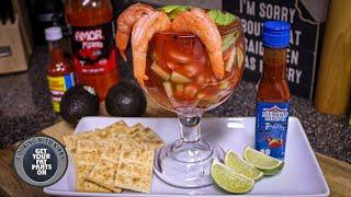 Mexican Shrimp Cocktail - Coctel de Camarones - Mexican Food