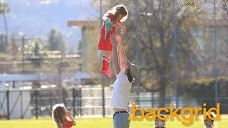 The Bear | Jeremy Allen White has fun with his daughter after soccer practice in Sherman Oaks