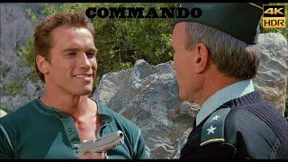 Commando (1985) Here come the sandwiches Scene Movie Clip Upscale 4K UHD HDR Arnold Schwarzenegger