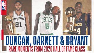  KOBE, GARNETT & DUNCAN | RARE behind the scenes moments from 2020 Hall of Fame Class