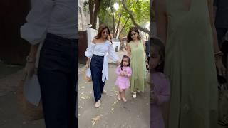 It's Shetty sisters' day out | Shamita Shetty, Shilpa shetty | #shorts #bollywood