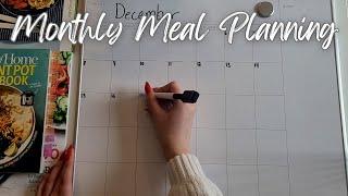 ASMR Planning My December Meal Calendar - Soft Spoken, Lofi ASMR