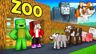 JJ and Mikey Opened ZOO PARK in Minecraft - Maizen