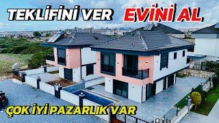 Didim Villalar Bölgesinde Çok İyi Pazarlıklı Tam Müstakil Havuzlu 3+1 Sıfır Villa / No:206