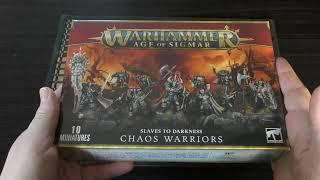 Chaos Warriors - Slaves to Darkness - Unboxing (AoS)