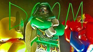 DOCTOR DOOM - All Caps - LEGO Marvel Stopmotion - @BrickSceneAntics