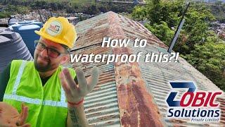 How to waterproof a metal roof or tin shed