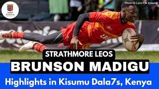 Brunson Madigu  ( Strathmore Leo ) Highlights in Kisumu Dala7s, Kenya