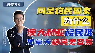 同样是移民国家，为什么澳大利亚移民难度极大，而加拿大更欢迎新移民？#澳大利亚移民 #澳洲移民 #加拿大移民 #移民 #移民加拿大 #加拿大 #澳大利亚 #澳洲