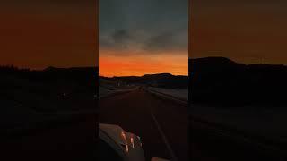 The view  | sunset | nature | hills #shorts #aesthetic #songs #scenery