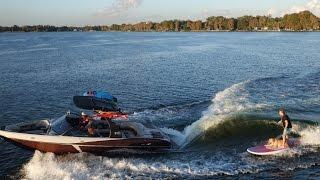 Sunrise to Sunset - Amazing Wakeboard/WakeSurfing Drone Footage