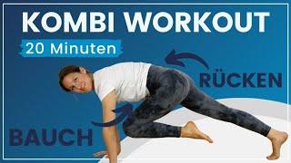 20 Minuten Bauch- und Rückentraining ️ Dein Kombi Workout