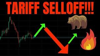  TARIFF SELLOFF! TSLA, SPY, NVDA, QQQ, ES, NQ, BTC, META, AMZN, COIN MSFT & GOOG PREDICTIONS!  