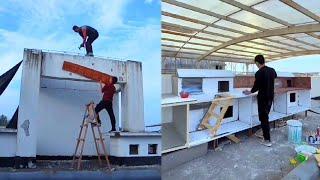 Man challenges himself to renovate a 5-square-meter home with $5,000 in 7 days#remodeling