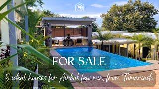 Gorgeous project of 5 houses ideal for rent a few minutes from Tamarindo, Costa Rica