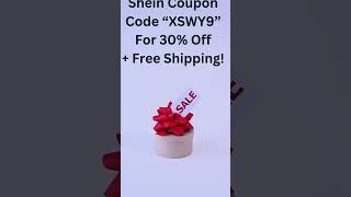 SHEIN Coupon Code for 30% Off + Free Shipping Promo : Get Discount on Your 1st Order!