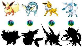 Fan Requests #6: Mega Eeveelutions Style 2 - Vaporeon, Flareon, Jolteon, Glaceon