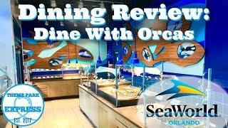 Dine With Orcas (Shamu) REVIEW 2020 | SeaWorld Orlando | Overview, Food & Orca Presentation