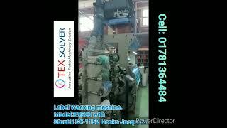 R9500 with Staubli SX 1152 hooks Label weaving machine.RPM: 600 Max