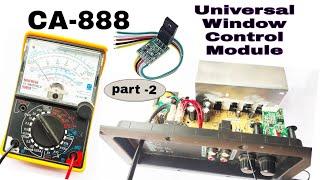 CA-888 Universal Window Control Module and home theatre SMPS repair part-2