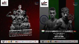 UIC KICKBOXING FIGHT NIGHT LIVE | India vs. Afghanistan | Lulu Mall Calicut