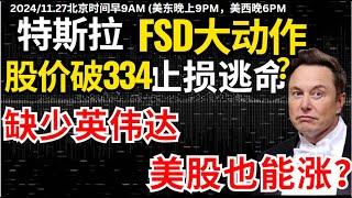 【特斯拉FSD新动作】擎天柱加速落地FSD离着落地越来越近，止损逃命还是加码等突破，没有股王英伟达美股也能上的背后 #特斯拉 #特斯拉股票 #美股 #股哥说美股 #tesla #马斯克 #美股复盘