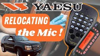 Things I learn when I think | FT 7800 Mic Relocation | Ham Radio